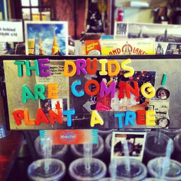 THE DRUIDS ARE COMING! Plant a tree.