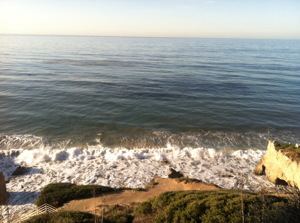 Overlooking El Matador beach